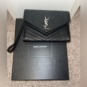 Authentic YSL wristlet